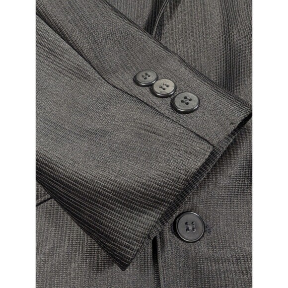 Vintage Mesquite Niver Western Wear Men’s Blazer Sport Coat Size 36R Gray Yoke - Picture 7 of 14